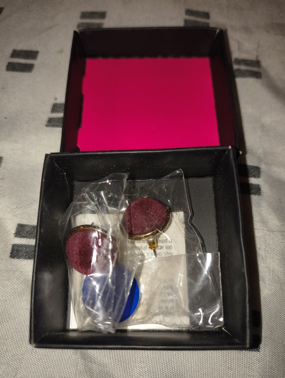Avon Burgundy Earrings